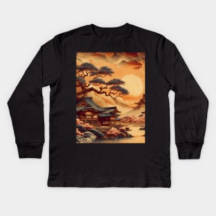 Japanese Art: Exploring Ancient Beauty and Modern Expression Kids Long Sleeve T-Shirt